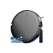 Onson K10 R2000Pa Suction 2 in 1 Robot Vacuum Cleaner and Mop Combo for Pet Hair, Black