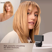 Shark SpeedStyle Pro Hair Dryer System with Scalp Shield, IQ Speed Styling & Drying Suite, Turbo Concentrator, QuickSmooth Brush, FrizzFighter Tool, Black, HD731