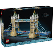 LEGO Architecture Tower Bridge Building Set, 3,745 Pieces, London Landmark Model with Raising Bascules, Home and Office Decor, 21067