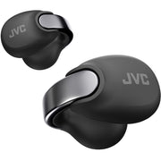 JVC Nearphones Open-Ear True Wireless Earbuds, Bluetooth 5.3, 24H Playback, IPX4 Water Resistant, Built-In Mic, Black, HANP1TB
