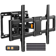 MountFTV Full Motion TV Wall Mount Bracket, Tool-Free Tilt, 42-90 Inch TVs, 6 Articulating Arms, Heavy Duty, Holds up to 132 lb, Max 600x400mm