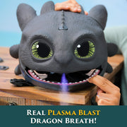 DreamWorks Dragons 6072832 Electronic Blast & Roar Toothless Mask, Interactive Plasma Lights & Sounds, Multicolor, Kids Dress Up Ages 4+