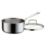 Cuisinart TPC192-18 Classic 2 Qt. Tri-Ply Stainless Steel Saucepan with Tempered Glass Lid