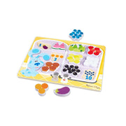 Melissa & Doug 33024 Blue's Clues & You! Wooden Chunky Puzzle - Fridge Food (10 Pieces)