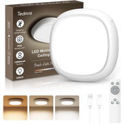 Tedmos Waterproof Shower Light, Wireless Rechargeable Ceiling Light, 12000mAh Battery, IP54 Rated, Motion Sensor, Warm LED, Remote Control, 16080653367