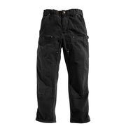 Carhartt Loose Straight Washed Duck Double-Front Dungarees - Black - 36x32