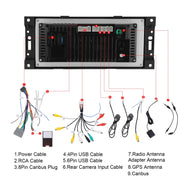 Podofo RK3326S Android Car Stereo 6.2-Inch HD Touchscreen, 4-Core Processor, 4GB RAM, 64GB Storage
