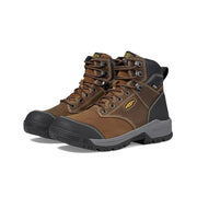 KEEN Utility Evanston 6 Soft Toe Waterproof Leather Work Boots, Bison Black, Men's Size 13 D, 1029681