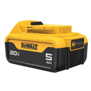 DeWALT 20V MAX XR Cordless Tool Battery and Charger Kit, 5Ah Lithium-Ion, Lightweight, Extended Runtime, DCB205C