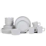 Stone Lain BLB1361-B010002 Celina 16-Piece Dinnerware Set Stoneware, White