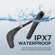 Monster Neckband Bluetooth Speaker, Wireless Wearable Speaker with True 3D Stereo Sound, 12H Playtime, IPX7 Waterproof, Hands-Free Calling, MS31901