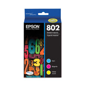 Epson T802520-S 802 Standard-capacity Color Multi-Pack Ink Cartridges