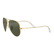 Ray-Ban RB3025-L0205-58 Aviator Classic RB3025 Sunglasses - Polished Gold/Green Classic G-15 - X-Large
