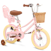 XJD Girls Bike,Adjustable Seat and Handlebar, Carbon Steel Frame, Coaster