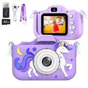 MOPO Kids 32GB 2'' Digital Camera, Purple 12MP
