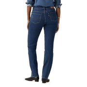 Levi's Women's 314 Shaping Straight Mid-Rise Stretch Denim Jean, Dark Wash, 16 (33x32)