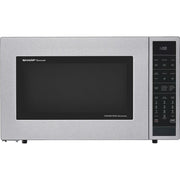 Sharp SMC1585KS 1.5 cu. ft. Countertop Microwave Oven with 900 Watts, Stainless Steel