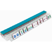 Hangyong 160 Pieces American Mahjong Tile Set, 1.2 in Large 4-Layer Acrylic Tiles with Marbleized Jade Green Back
