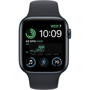 Apple Watch SE 2 Cell 44mm Midnight Aluminum - Midnight Sport Band MXG23LL/A