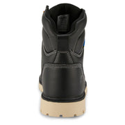 Goodyear Penn Steel Toe Work Boots, Wide, Black, Lace-Up, Ankle-High, Slip-Resistant TPR Outsole, GY208701