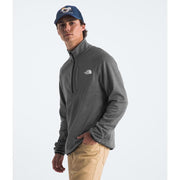 The North Face Canyonlands  Zip Pullover Jacket, Midweight Stretch Fleece, TNF Medium Grey Heather, Small, NF0A5G9W