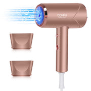 CONFU KF-3139 1600W Portable Lightweight Blow Dryer, with 2 Concentrator Nozzles and for Home Travel