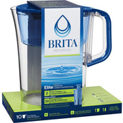 Brita 650690CDN1 Large 10 Cup Water Filter Pitcher, Blue