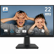 MSI PRO MP225V 22-Inch FHD VA LCD Monitor, 100Hz Refresh Rate, 1ms Response Time, FreeSync, HDMI and VGA Ports, Matte Black