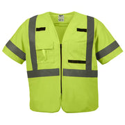 Milwaukee 48-73-5141 Class 3 High Visibility Yellow Safety Vest - S/M