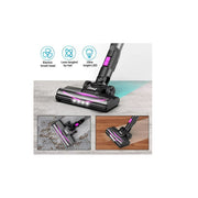 INSE N500R Cordless Vacuum Cleaner, 6-in-1 Rechargeable Stick Vacuum with 2200 mAh Battery, 20kPa Powerful Lightweight Vacuum Cleaner, Up to 45 Mins Runtime, for Home Hard Floor Carpet Pet Hair
