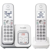 Panasonic KX-TG3812W Cordless Home Phone System, 2 Handsets, Call Blocking, Digital Answering Machine