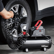 Hyper Tough 3-Gallon Oil-Free Portable Air Compressor, 110 PSI, Corded Electric, Black
