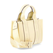 Madden NYC MNY-500 Women's Double Handle Tote Handbag, Butter Yellow