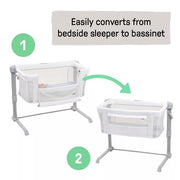 SwaddleMe 89303899 DreamSecure 2-in-1 Co-Sleeping Bassinet with SwaddleMe Pod - 0-5Months - Cream