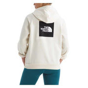 The North Face Women's Evolution Box NSE Hoodie, Sustainable Cotton Blend, White Dune, Regular Fit, Pullover Sweatshirt, NF0A8CWQ