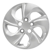 Coast2Coast Wheel Cover Set, 15 Inch, 5 Twisted Spoke, Silver, Pack of 4, IWC51015S