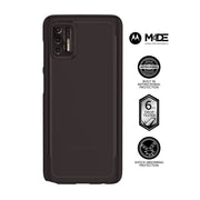 Body Glove 9877601 Cadence Phone Case with Built-in Microbial Protection for Moto G Stylus, Black