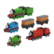 Thomas & Friends JGV01 Multipack by Fisher-Price, 6 Toy Train Engines & 2 Cargo Cars