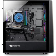 iBUYPOWER TraceMeshA7N46T01 Trace Mesh Ryzen 7 7700 3.8GHz NVIDIA GeForce RTX 4060Ti 8GB 16GB RAM 1TB SSD Win 11 Home Black