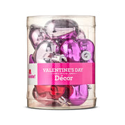 Way To Celebrate Valentine's Day Pink, Hot Pink & Red Ornaments, 12 Count - Perfect Holiday Decor