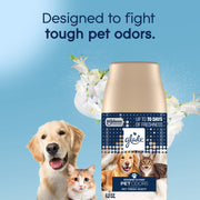 Glade Automatic Spray Air Freshener Kit with Pet Fresh Scent, Odor-Fighting, 6.2 oz, 379639