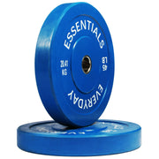 BalanceFrom EEBP-2GCLR45P Olympic Bumper Plate Weight Plate with Steel Hub, Color Coded, 45 lbs Pair