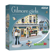 Wrebbit3D Gilmore Girls Stars Hollow 3D Jigsaw Puzzle, 435 Foam-Backed Pieces, Collector Display