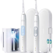 Philips Sonicare Optimal Clean Rechargeable Sonic Power Toothbrush, UV Sanitizer Edition