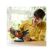 LEGO 6474624 Icons Kingfisher Bird Model, Creative Set for Adults to Build and Display