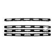 Coast To Coast Grille Insert Overlay, Gloss Black, Four-Piece with Logo Cutout, for 2020-2021 Chevrolet Silverado 3500 HD