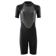 Body Glove 21167W-9/10-BLK Pro3 Spring Wetsuit 2/1mm for Women, Back Zip, Size 9/10, Black