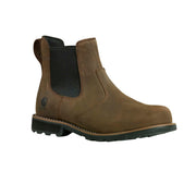 Carhartt Men's Frontier Water Resistant Chelsea Work Boots, Soft Toe, Mossy Brown Leather, 6-Inch, Size 14 M, FN5155-M