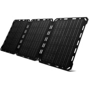 NEBO NEB-SLP-0003 Reliance 30W Solar Panel, Foldable Trifold Design, USB-C USB-A DC Outputs, Black, 2.1 lb