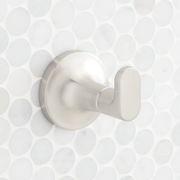 Signature Hardware SHLZRHZBN Lentz Robe Hook - Brushed Nickel